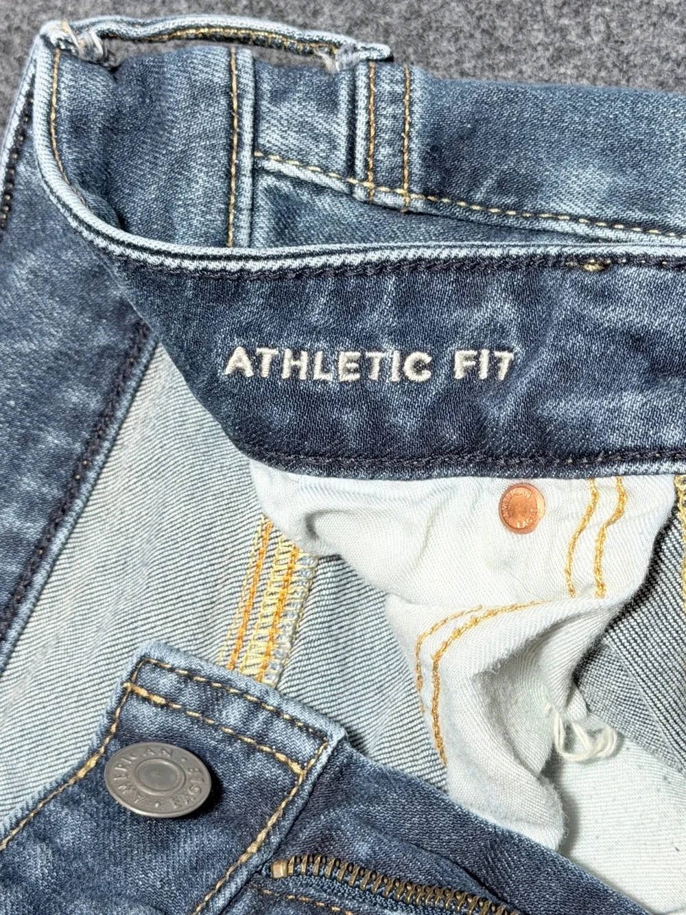 American Eagle AirFlex+ Skinny Jeans Men's 28x30 Blue Medium Wash Stretch